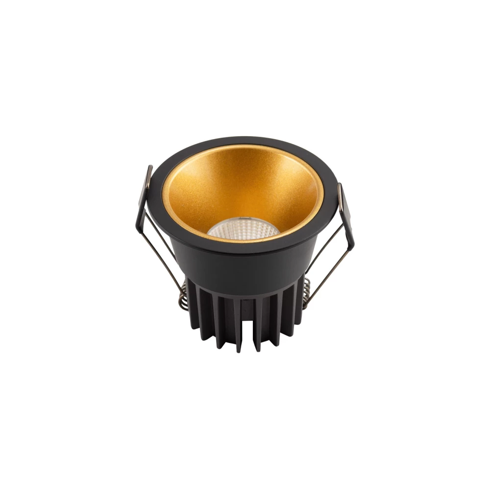DK4400-GB Встраиваемый светильник IP 20 7 Вт LED 3000 черно-золотой алюминий - Viokon.com