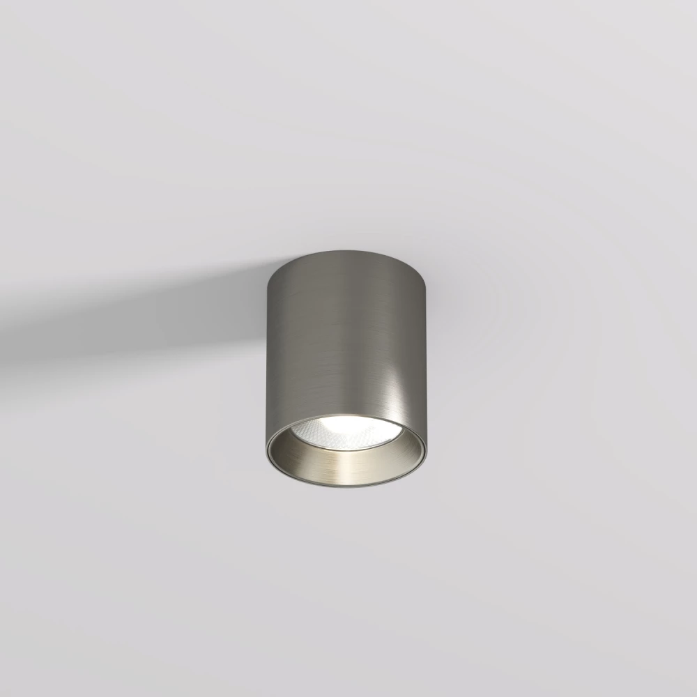 DK2610-DN Накладной светильник SHINE TUBE со светодиодом D70H80 IP20 3000К 10W RA90 темный никель алюминий - Viokon.com