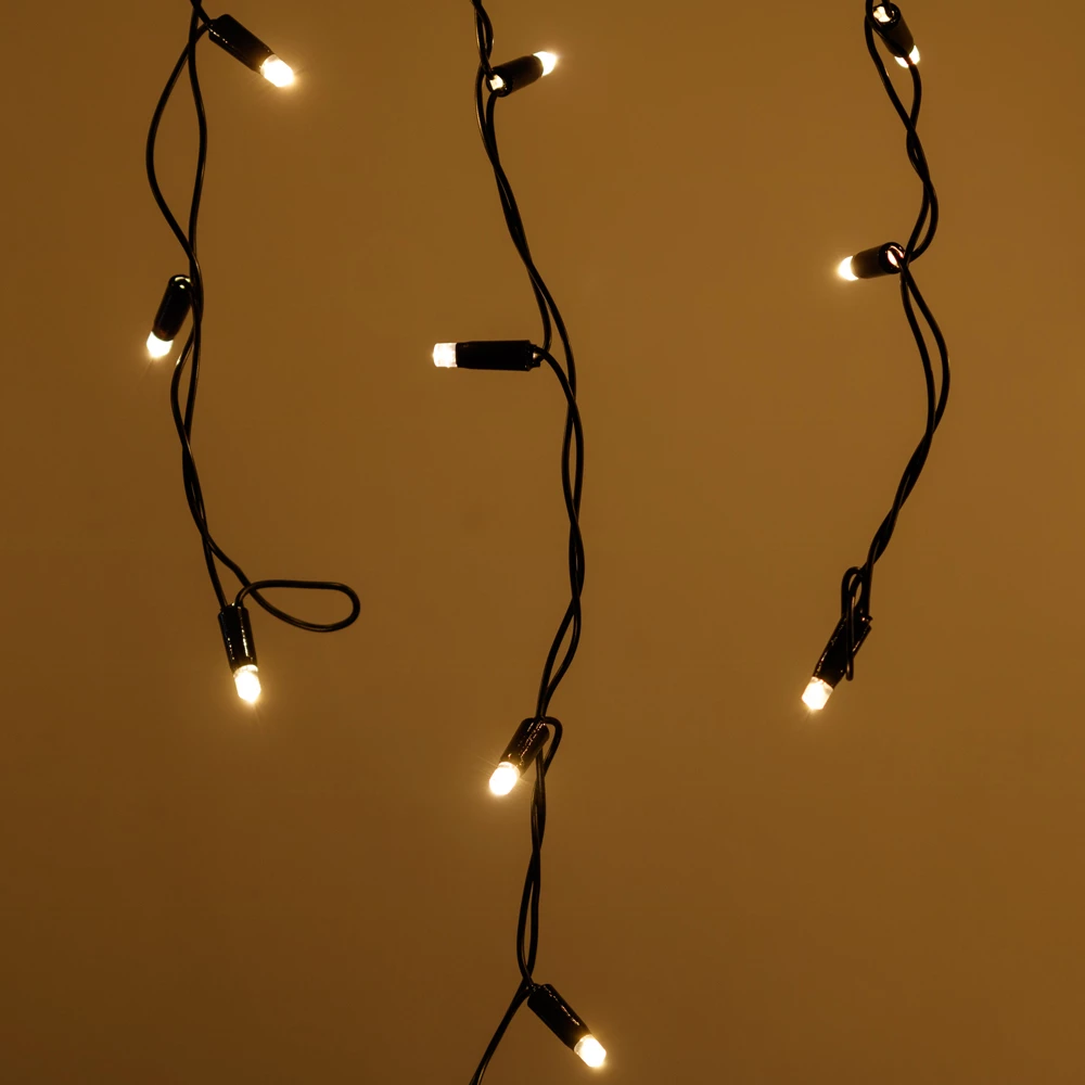 Светодиодная гирлянда ARD-EDGE-CLASSIC-2400x600-BLACK-88LED-MILK-STD Warm (230V, 6W) (Ardecoled, IP65, 1 год) 034107 - Viokon.com