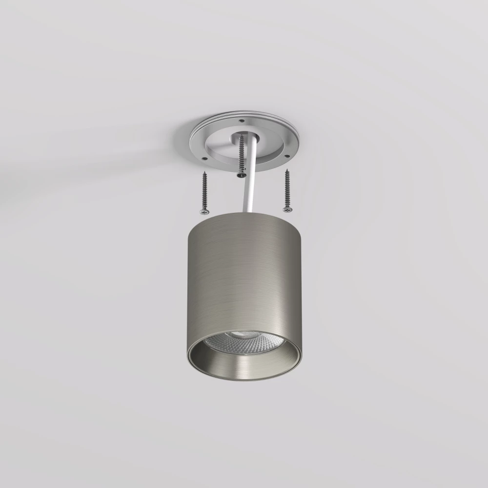 DK2610-DN Накладной светильник SHINE TUBE со светодиодом D70H80 IP20 3000К 10W RA90 темный никель алюминий - Viokon.com