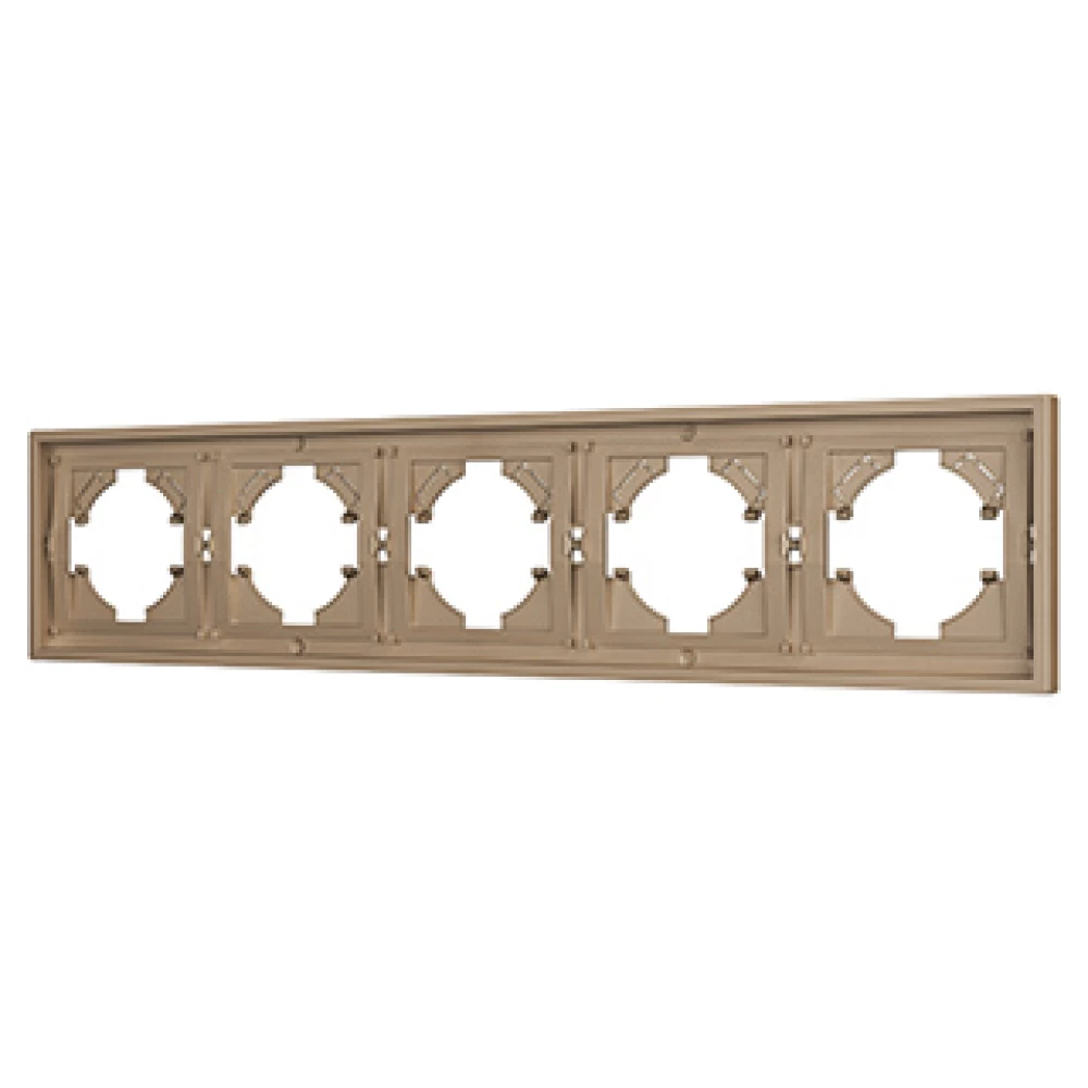 Рамка пластиковая FRM-TENDO-PL-5-GD (Arlight, Песочный) 053854 - Viokon.com