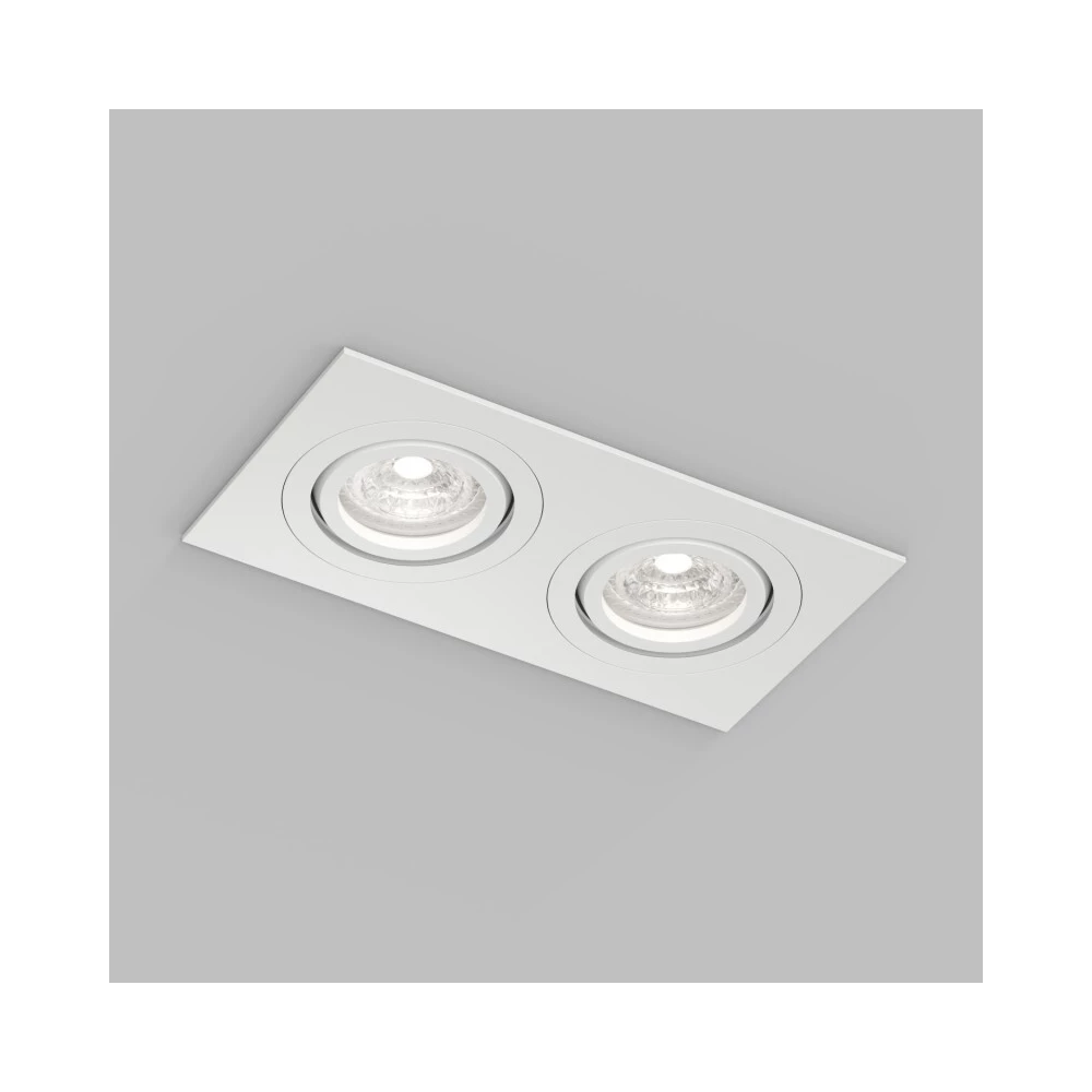 Встраиваемый влагозащищнный светильник HYDRO IP44 215 Вт LED макс GU10 алюминий белый - Viokon.com