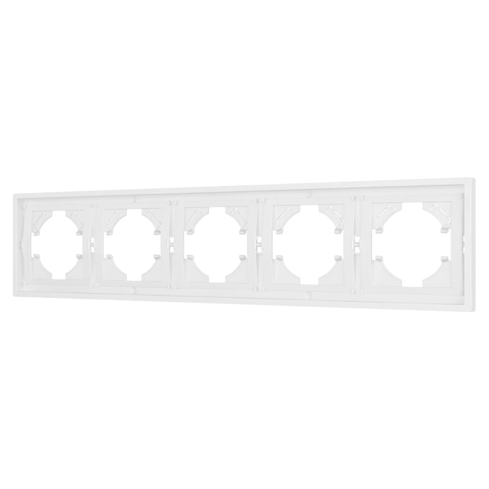 Рамка пластиковая FRM-TENDO-PL-5-WH (Arlight, Белый) 053851 - Viokon.com