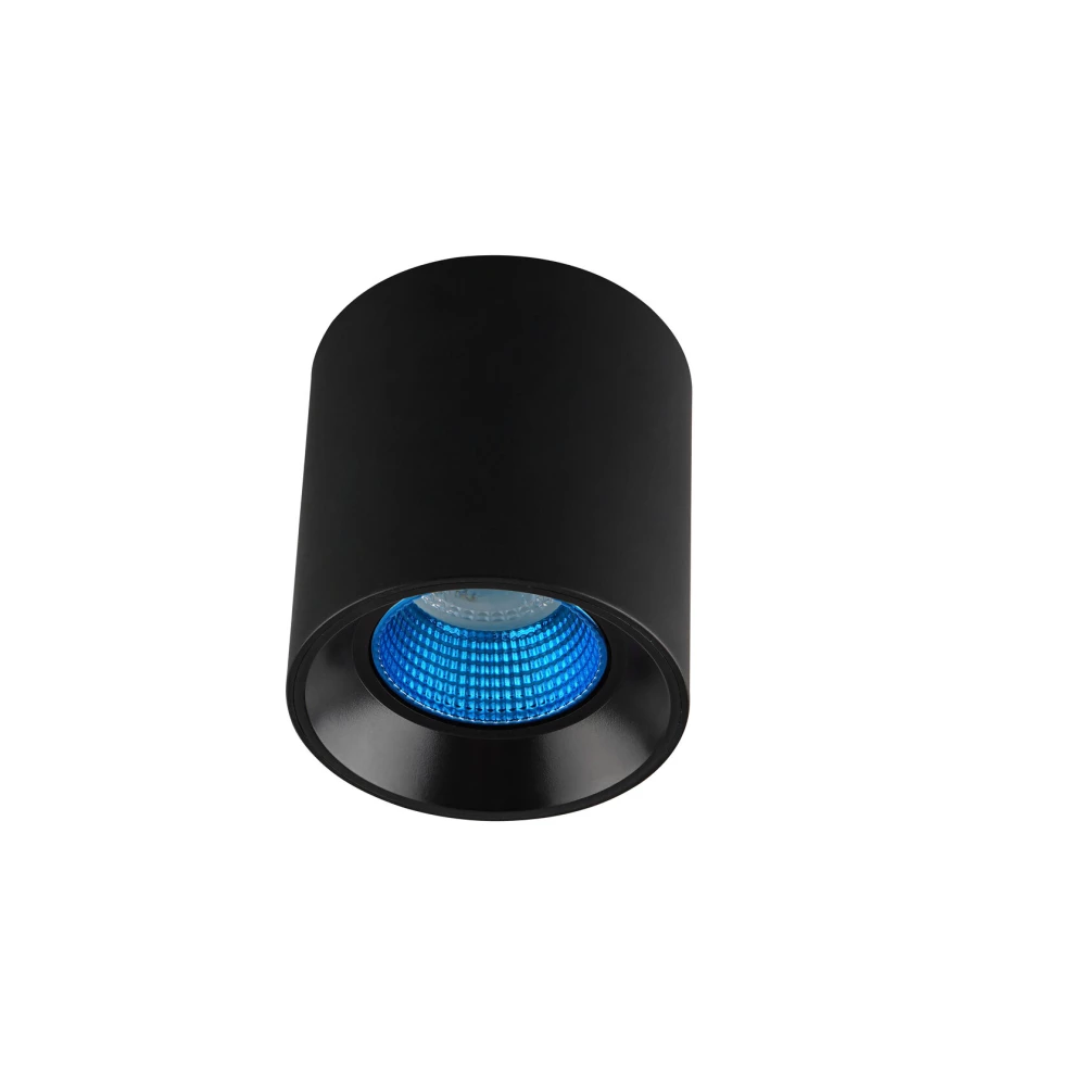 DK3090-BKCY Светильник накладной IP 20 10 Вт GU53 LED черныйголубой пластик - Viokon.com