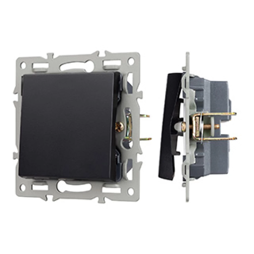 Механизм выключателя одноклавишный непроходной SWT-MK01-PL-BK (250V, 16A) (Arlight, -) 043711 - Viokon.com