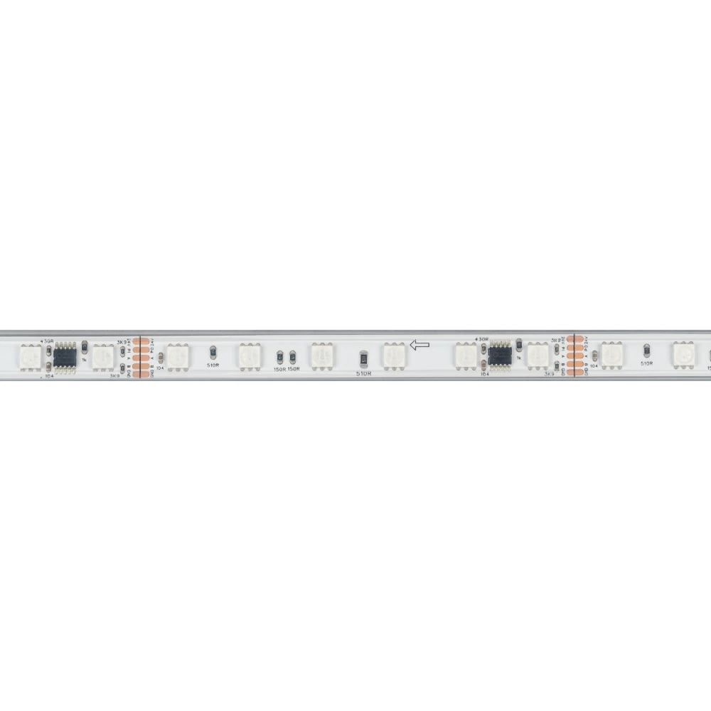 Лента герметичная DMX-PS-B60-12mm 24V RGB-PX6 (14 W/m, IP67, 5060, 5m) (Arlight, -) 039182 - Viokon.com