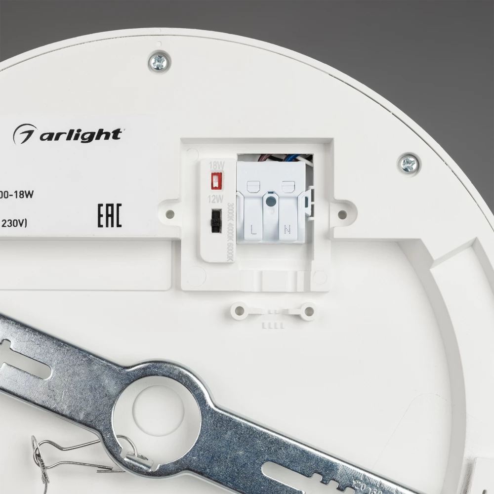 Светильник CL-FIOKK-R180-12W Day4000-MIX (WH, 120 deg, 230V) (Arlight, IP44 Пластик, 3 года) 034466 - Viokon.com