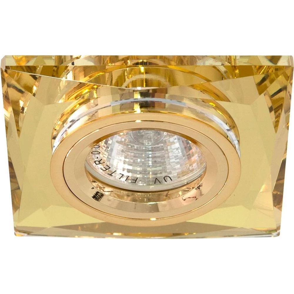 Светильник встраиваемый Feron 8150-2 потолочный MR16 G5.3 желтый (18636) - Viokon.com
