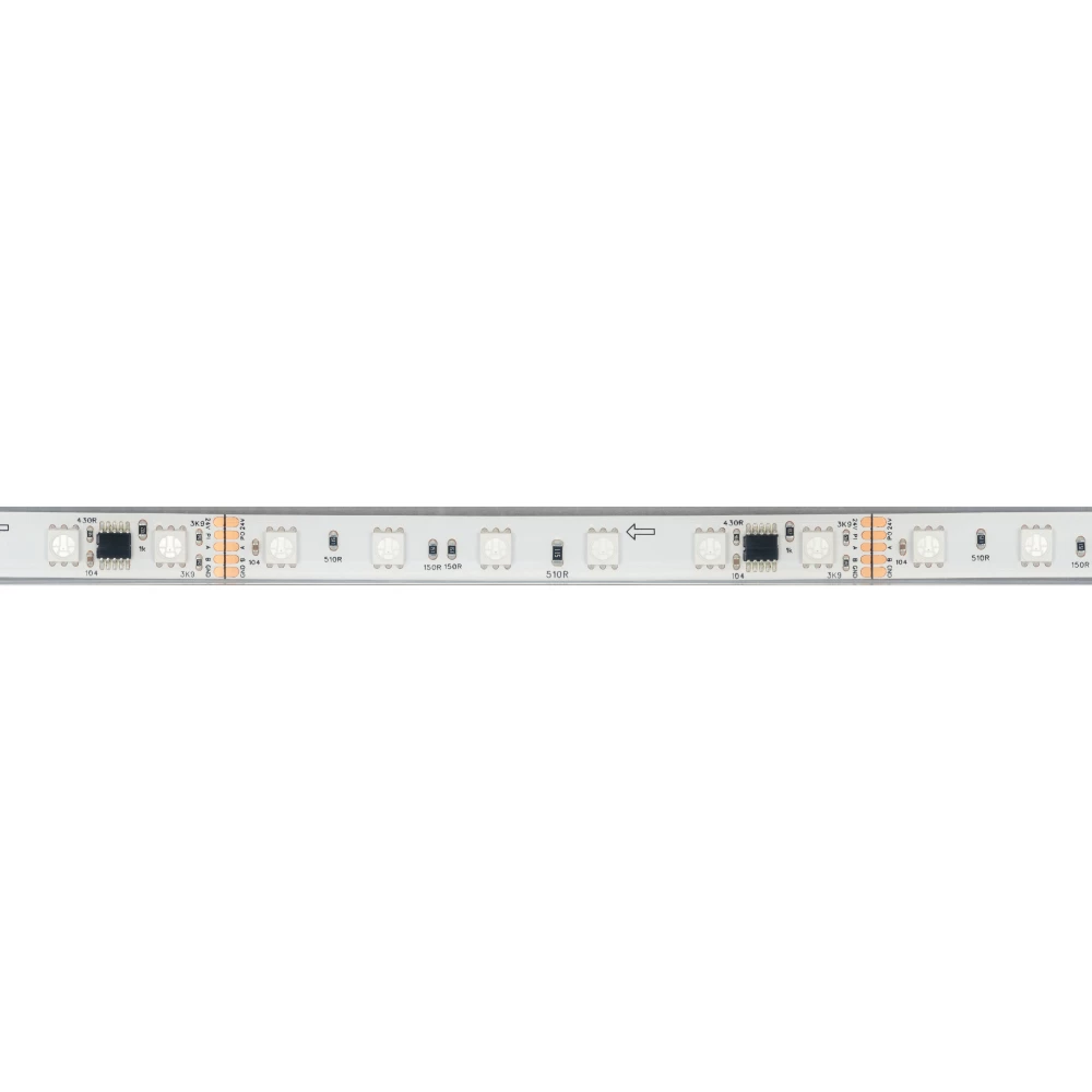 Лента герметичная DMX-PFS-B60-12mm 24V RGB-PX6 (14 W/m, IP68, 5060, 5m) (Arlight, -) 039608 - Viokon.com