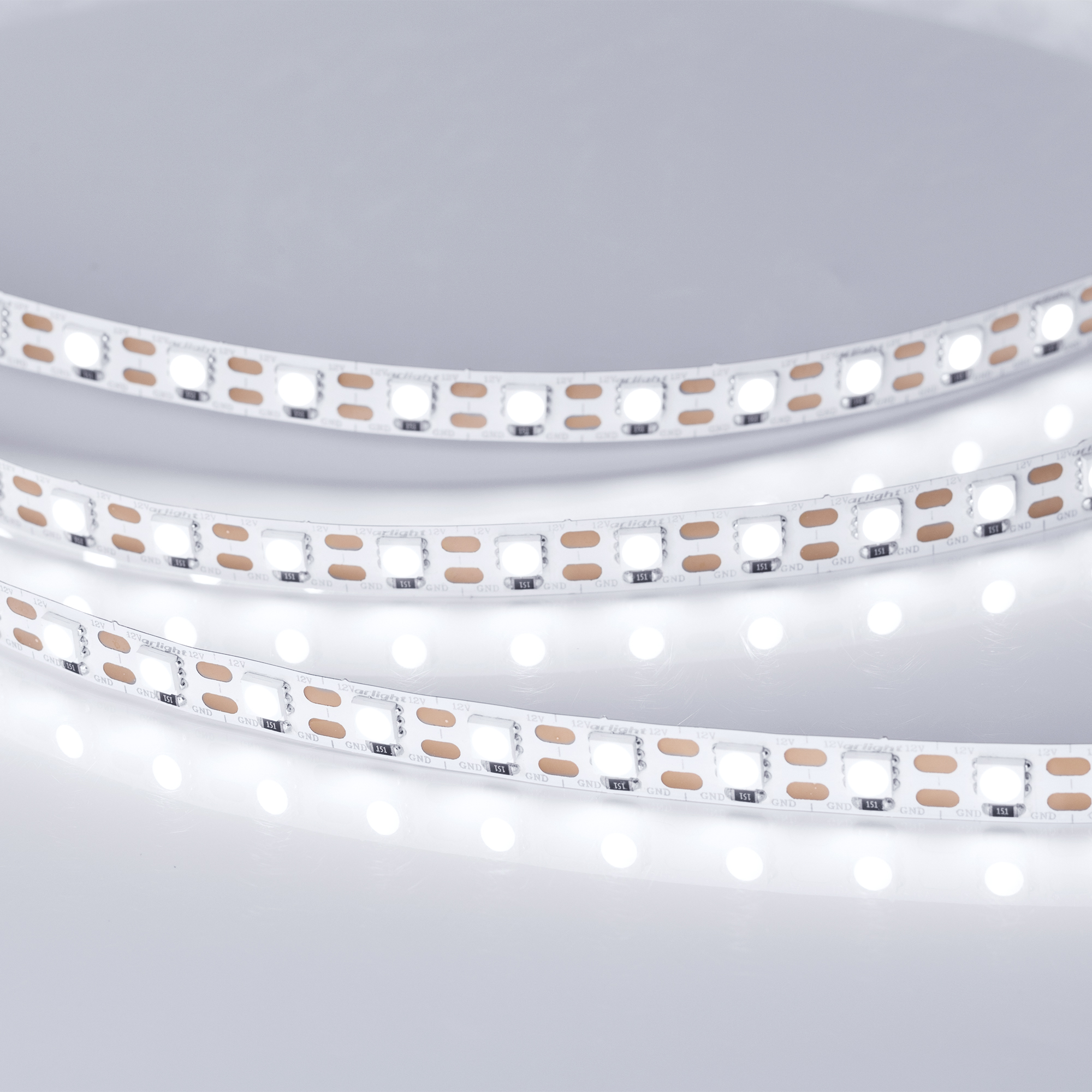 Лента RT 2-5000 12V Cx1 White6000 2x (5060, 360 LED, LUX) (Arlight, 15.6 Вт/м, IP20) 011705(1) - Viokon.com