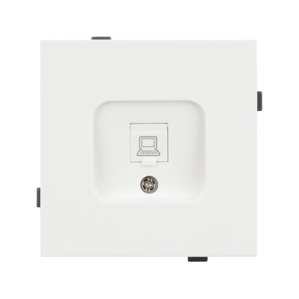 Механизм компьютерной розетки SCT-TENDO-MPC1-SFPL-WH (RJ-45, CAT6) (Arlight, Матовый белый) 054594 - Viokon.com