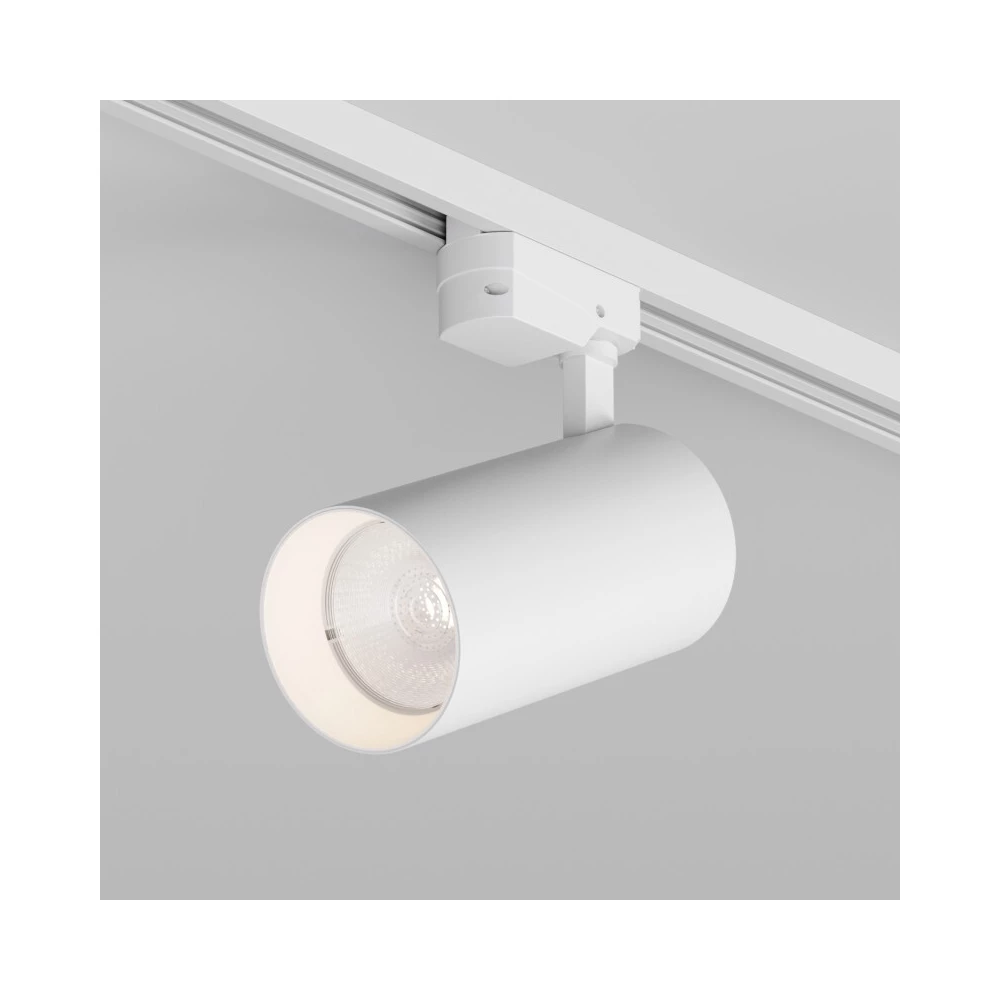 DK6455-WH Трековый светильник SOLID KOPER 155мм d80 220V LED 3000K 30W IP20 белый алюминий - Viokon.com
