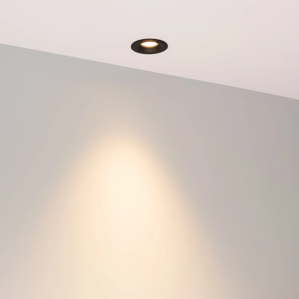 Светильник MS-FOGGY-BUILT-R45-5W Warm3000 (BK, 36 deg, 230V) (Arlight, IP54 Металл, 5 лет) 044633 - Viokon.com