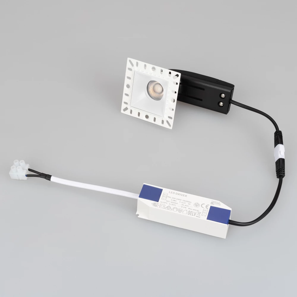Светильник MS-RIALTO-TRIMLESS-S40x40-9W Day4000 (WH, 36deg, 230V) (Arlight, IP20 Металл, 5 лет) 048327 - Viokon.com