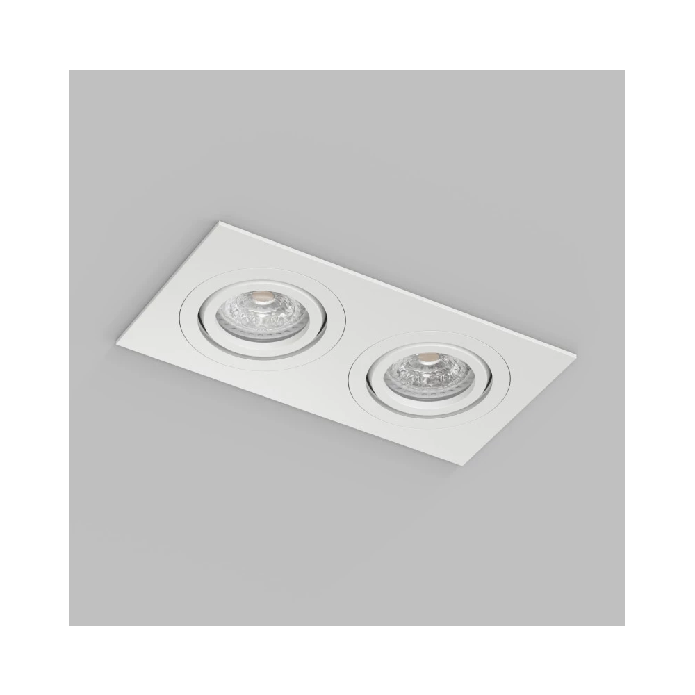Встраиваемый влагозащищнный светильник HYDRO IP44 215 Вт LED макс GU10 алюминий белый - Viokon.com