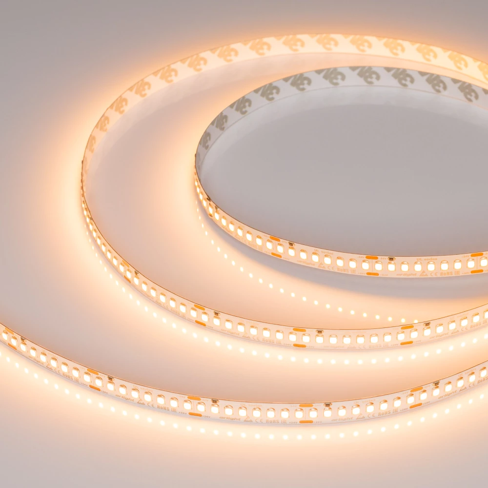 Лента UL-A200-10mm 24V Warm2400 (20 W/m, IP20, 5m) (Arlight, 7 лет) 037223 - Viokon.com