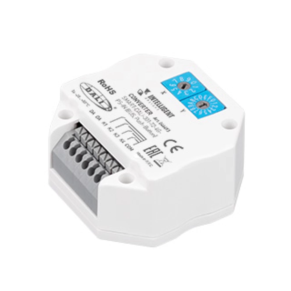 INTELLIGENT ARLIGHT Конвертер SMART-DALI-301-72-4G-PS-IN (BUS, Push-Button) (IARL, IP20 Пластик, 5 лет) 046493 - Viokon.com