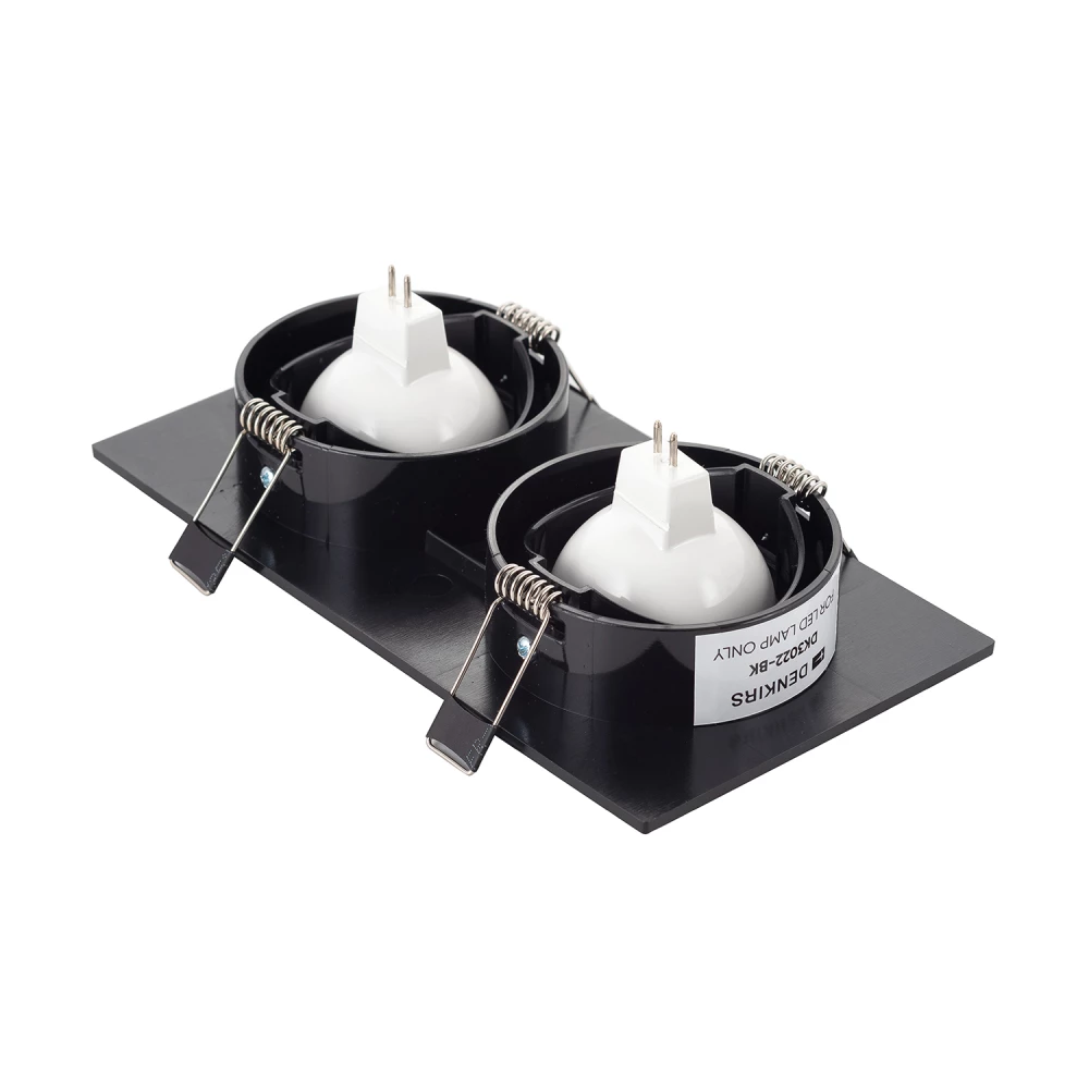 DK3022-BK Встраиваемый светильник IP 20 10 Вт GU53 LED черный пластик - Viokon.com