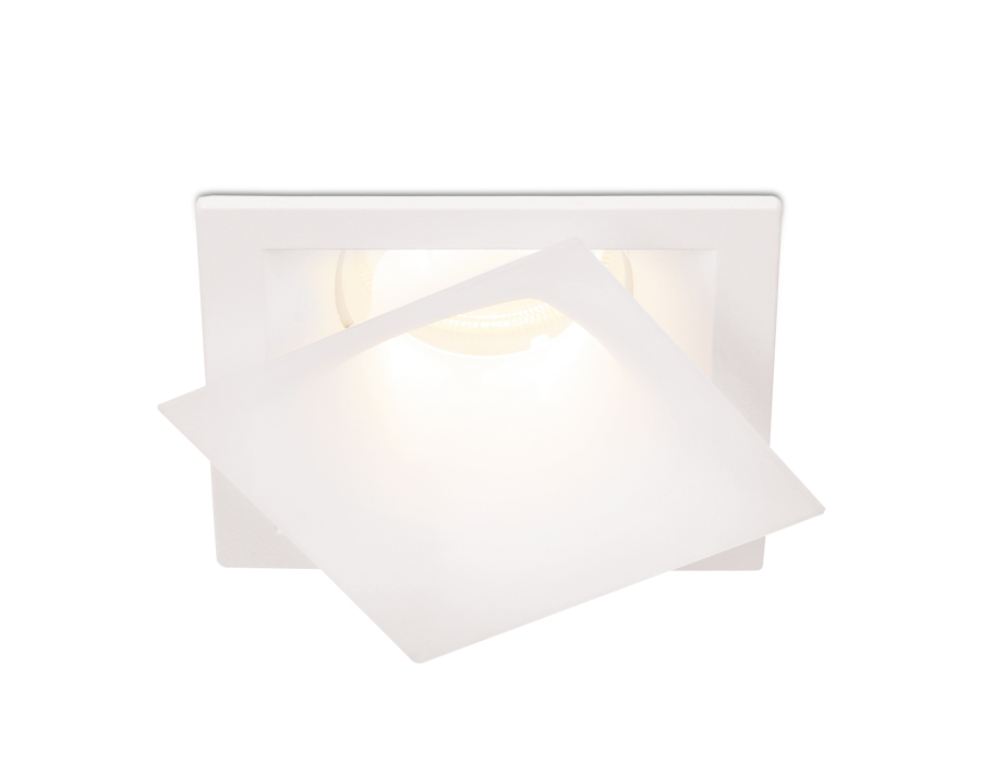 Встраиваемый точечный светильник MR16 TN188 WH/S белый/песок GU5.3 80*80*50 - Viokon.com