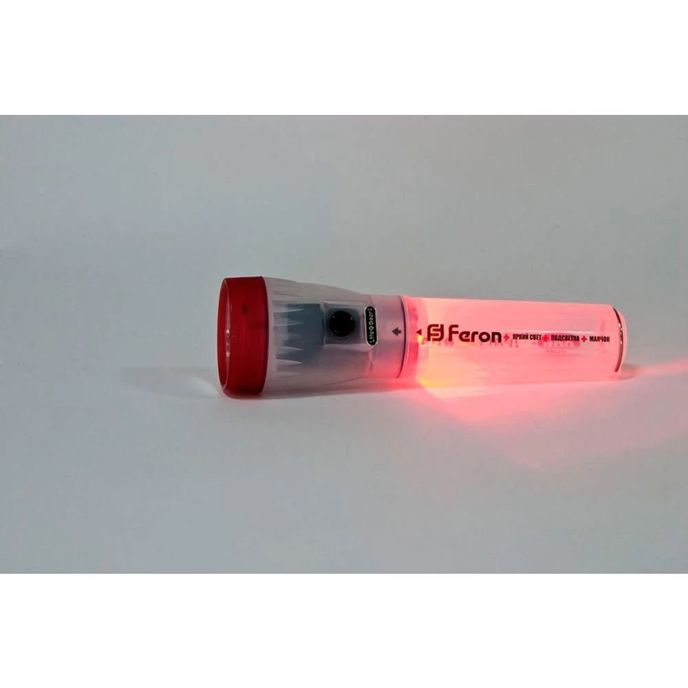 Фонарь 2 Leds красный 3*AA, TL023 (12924) - Viokon.com