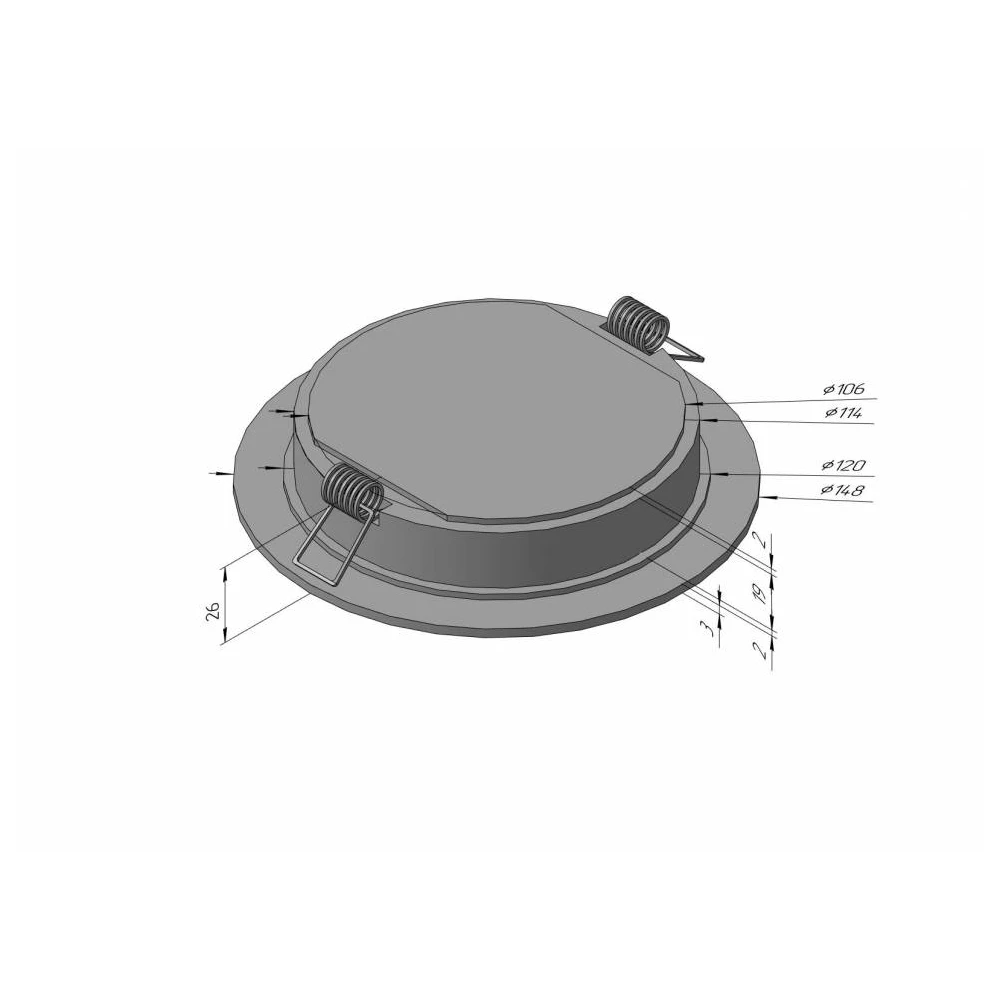 SDAL-DP R 12 12W WH 4000K - Viokon.com
