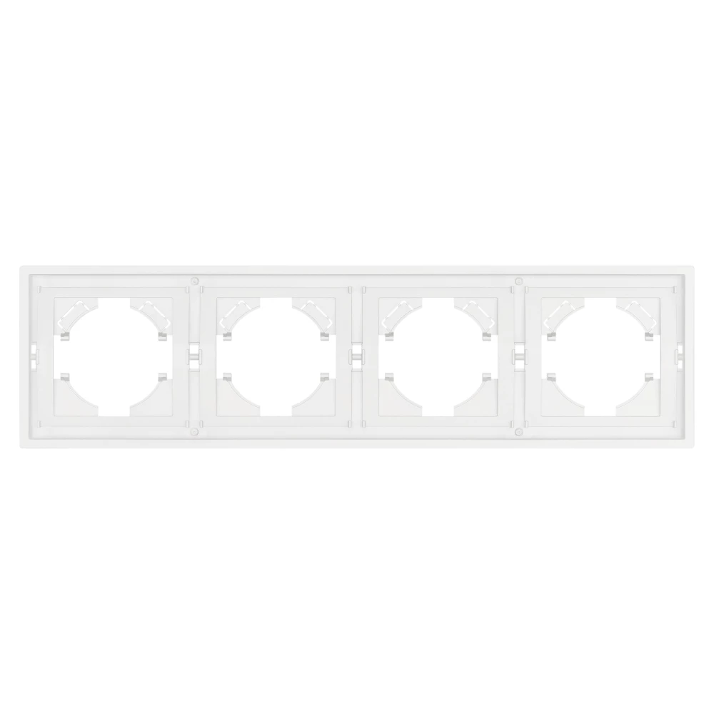 Рамка пластиковая FRM-TENDO-SFPL-4-WH (Arlight, Матовый белый) 054656 - Viokon.com