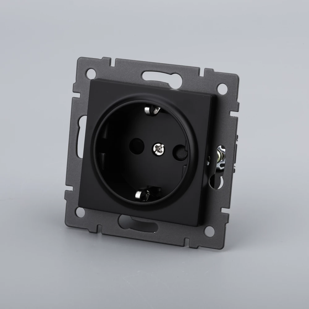 Механизм электрической розетки SCT-MEU1-PL-BK-V (250V, 16A) (Arlight, -) 049815 - Viokon.com