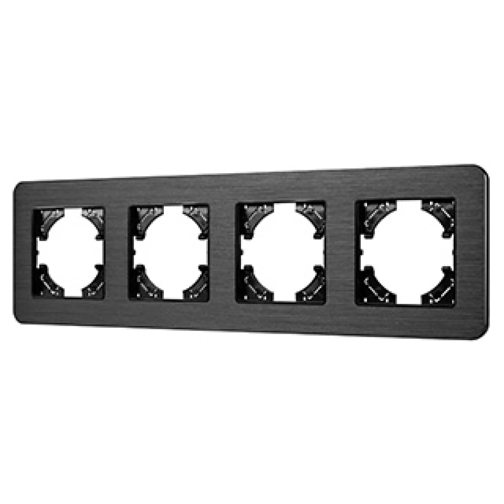 Рамка алюминиевая FRM-AKIRY-AL-4-BK (Arlight, -) 049732 - Viokon.com
