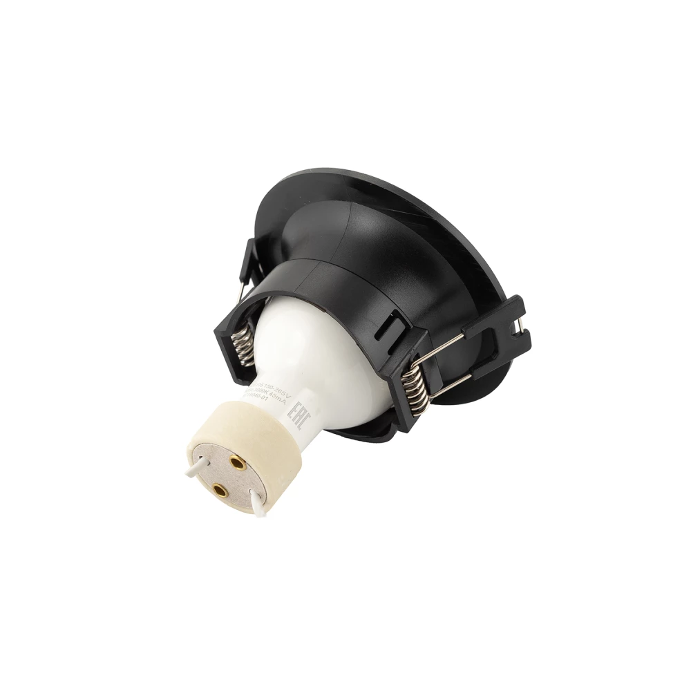 DK3024-BK Встраиваемый светильник IP 20 10 Вт GU53 LED черный пластик - Viokon.com