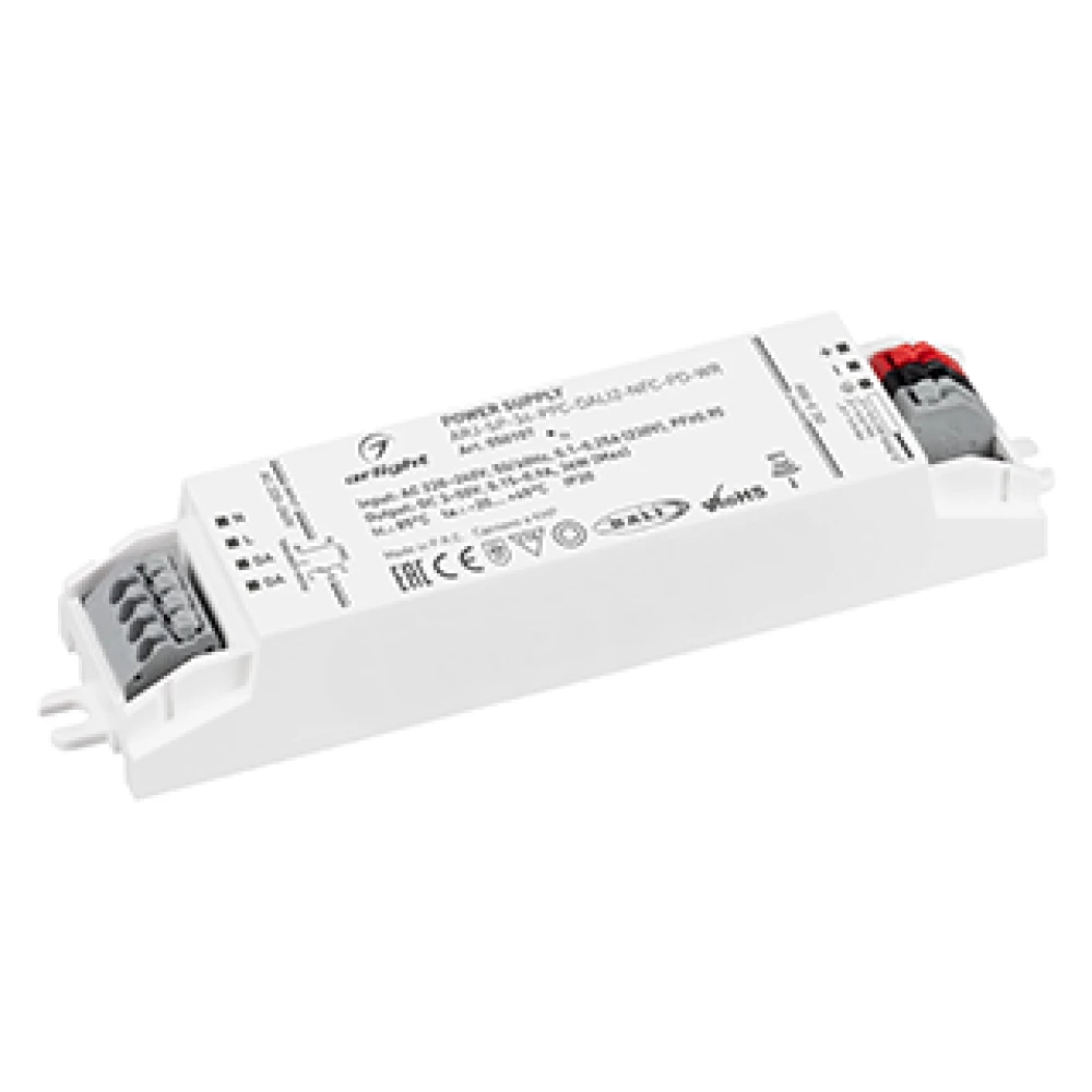 Блок питания ARJ-SP-36-PFC-DALI2-NFC-PD-WR (36W, 3-50V, 0.15-0.9A) (Arlight, IP20 Пластик, 5 лет) 050107 - Viokon.com