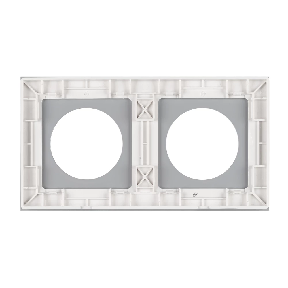 Рамка стеклянная FRM-GLARE-GC-2-WH (Arlight, -) 043835 - Viokon.com