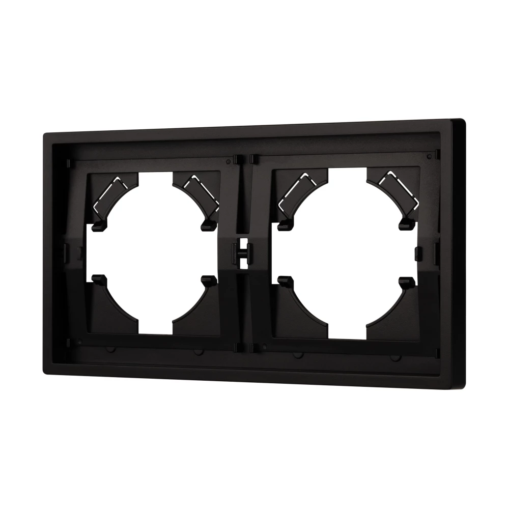 Рамка пластиковая FRM-TENDO-PL-2-BK (Arlight, Черный) 053840 - Viokon.com