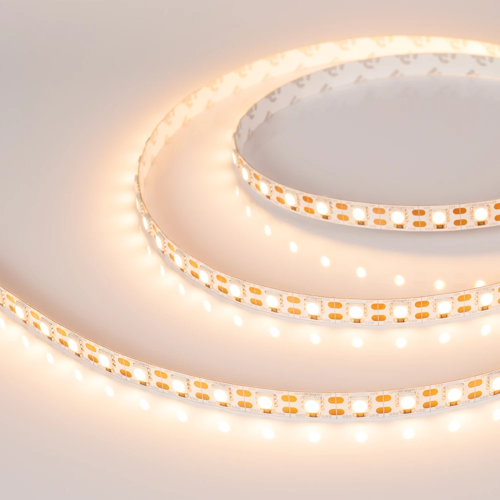Лента RT 2-5000 12V Cx1 Warm2400 2x (5060, 360 LED, LUX) (Arlight, 15.6 Вт/м, IP20) 018096 - Viokon.com