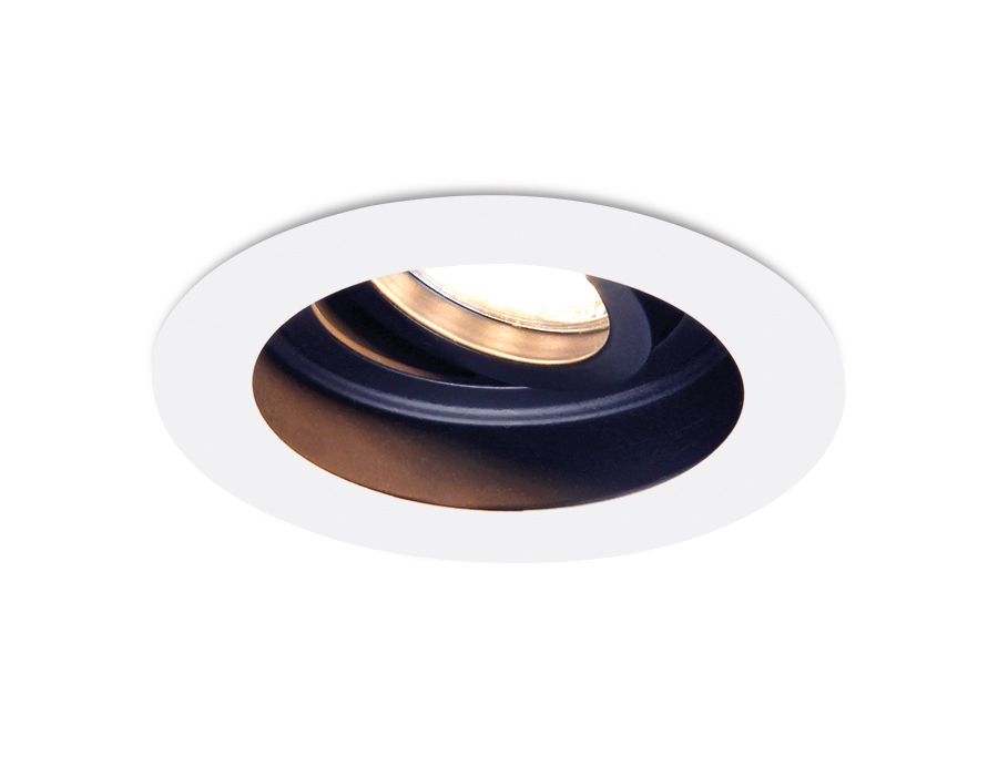 Точечный поворотный светильник MR16 TN176 WH/BK белый/черный GU5.3 D100*40 - Viokon.com