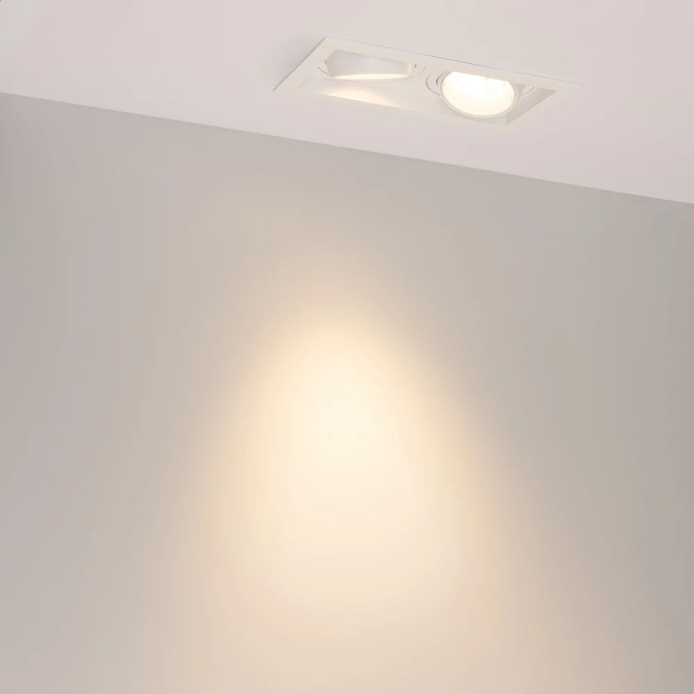 Светильник MS-VORTEX-BUILT-S210x117-2x20W Warm3000 (WH-WH, 40 deg, 230V) (Arlight, IP20 Металл, 5 лет) 057763 - Viokon.com
