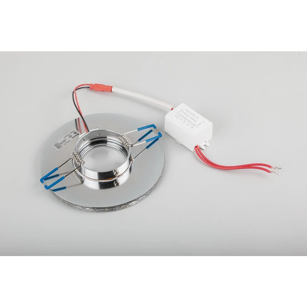 Светильник встраиваемый с белой LED подсветкой Feron CD980 потолочный MR16 G5.3 прозрачный (29667) - Viokon.com