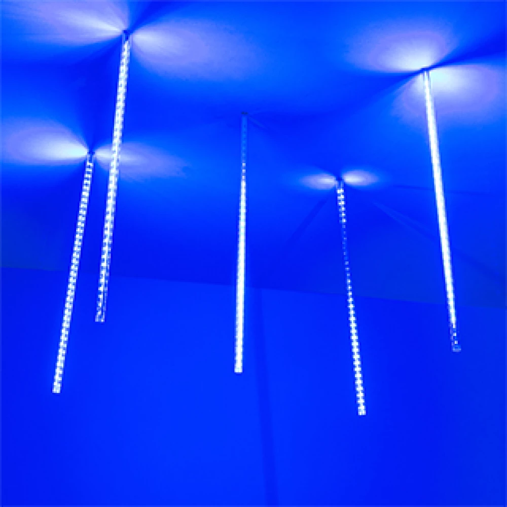 Светодиодная гирлянда ARD-ICEFALL-CLASSIC-D12-500-5PCS-CLEAR-72LED-LIVE BLUE (230V, 6W) (Ardecoled, IP65) 026047 - Viokon.com