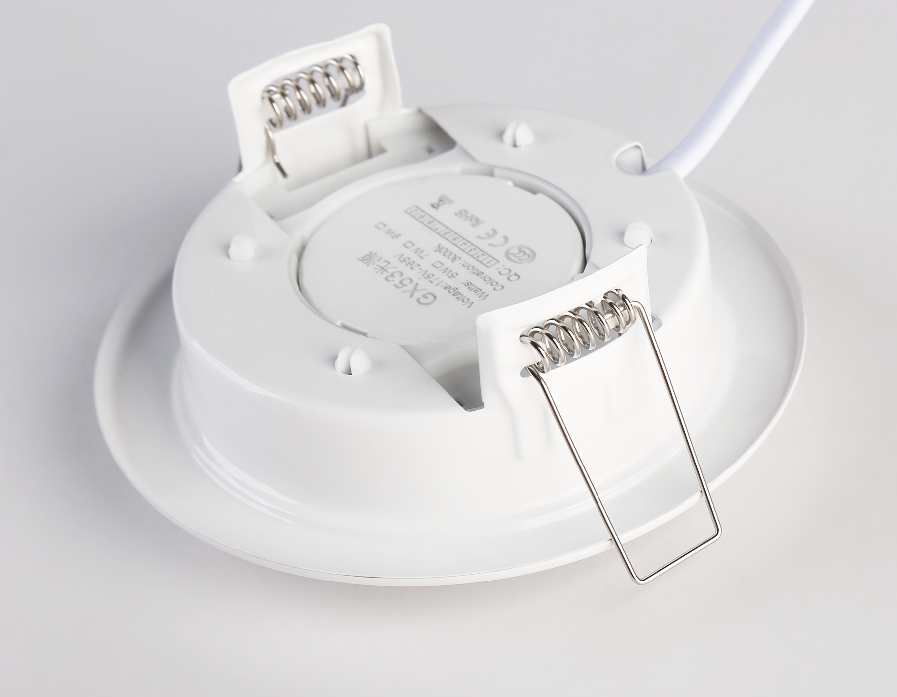 Светильник точечный встраиваемый со сменной лампой GX53 G10101 WH белый GX53 max 12W D106*38 - Viokon.com