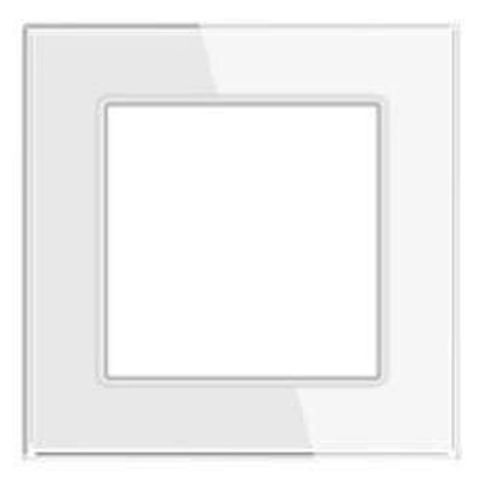 Рамка стеклянная FRM-GLARE-GS-1-WH (Arlight, -) 043786 - Viokon.com