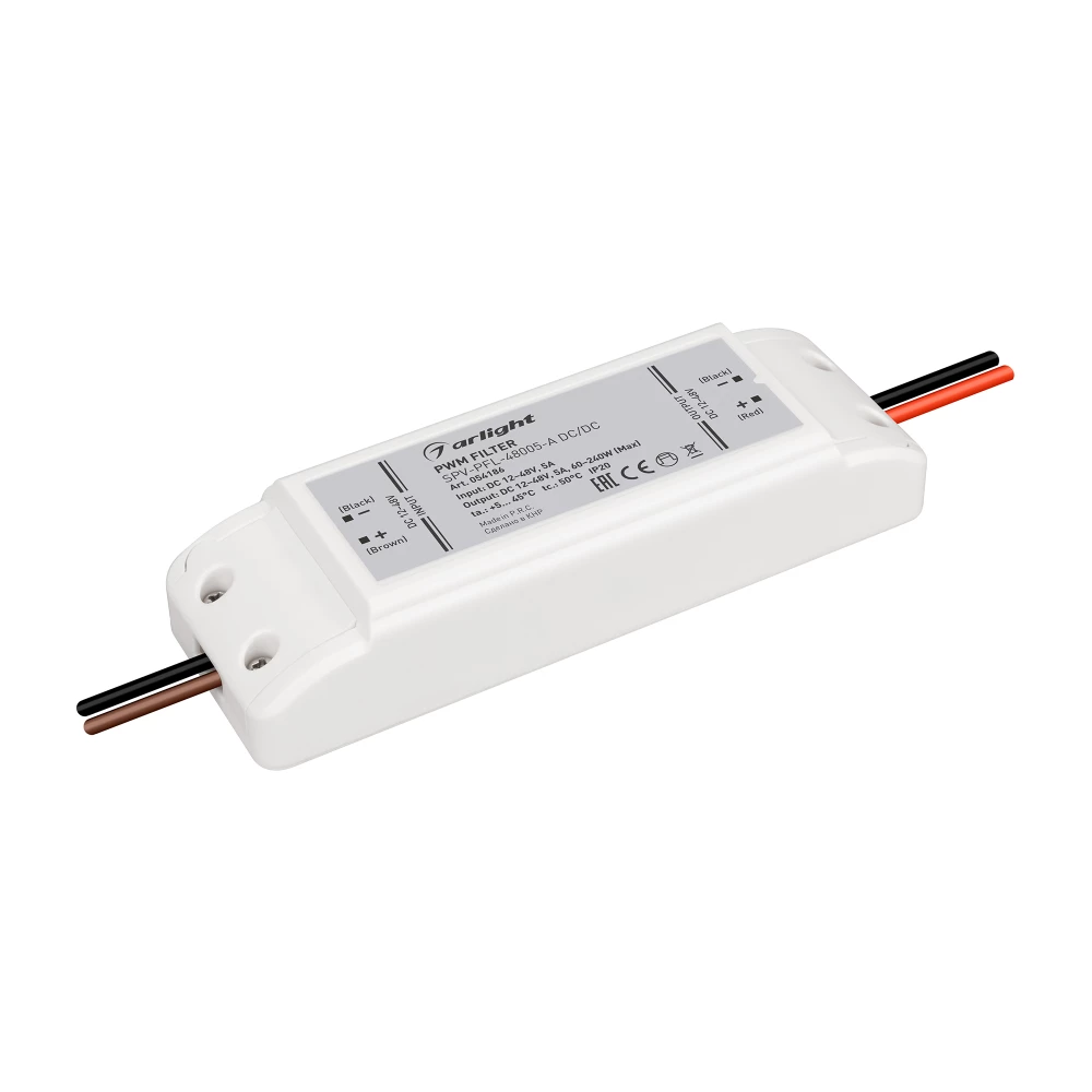 Фильтр ШИМ SPV-PFL-48005-A DC/DC (12-48V, 5A) (Arlight, IP20 Пластик, 2 года) 054186 - Viokon.com