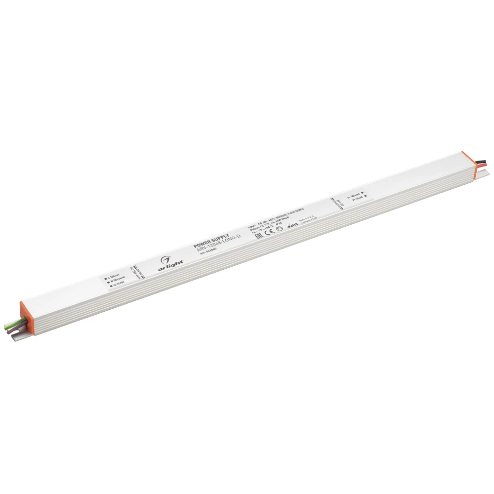 Блок питания ARV-12048-LONG-D (12V, 4A, 48W) (Arlight, IP20 Металл, 2 года) 046045 - Viokon.com