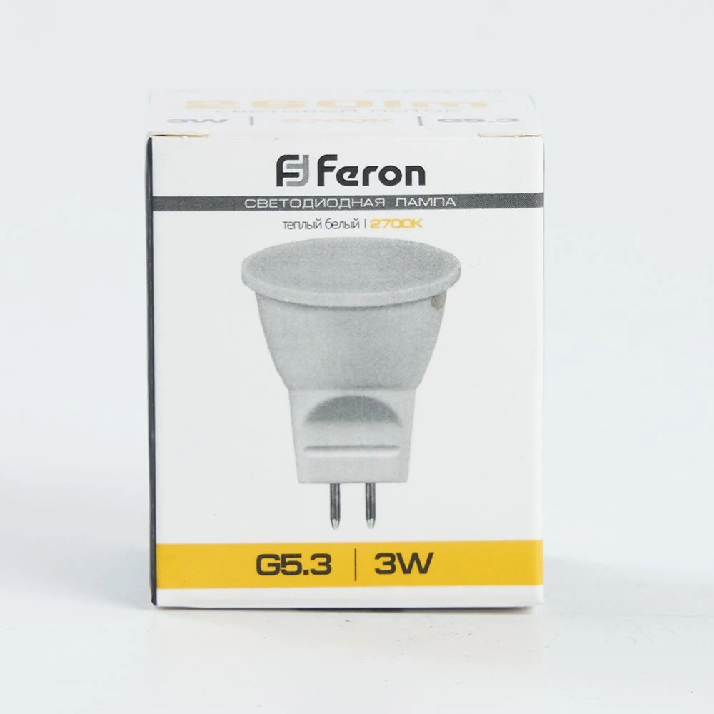 Лампа светодиодная Feron LB-271 MR11 G5.3 3W 230V 2700K (25551) - Viokon.com