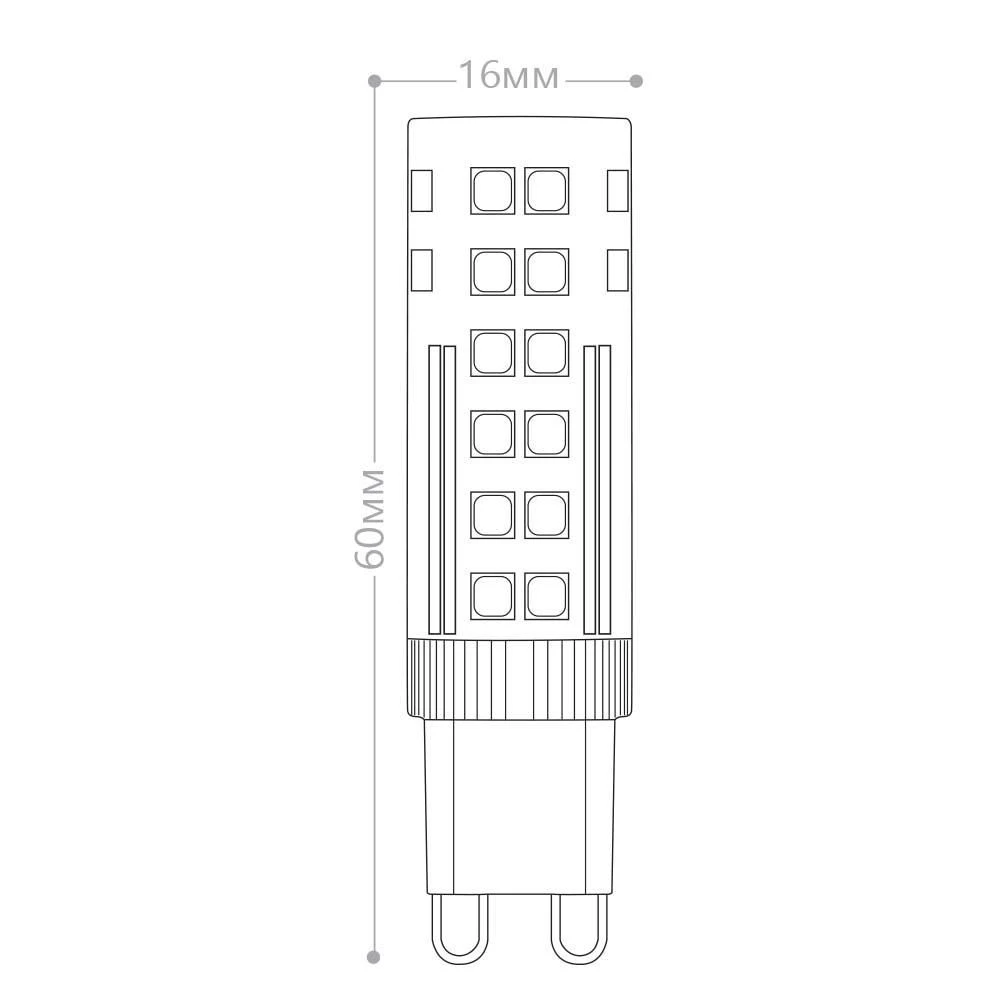 Лампа светодиодная Feron LB-433 G9 7W 175-265V 6400K (25768) - Viokon.com