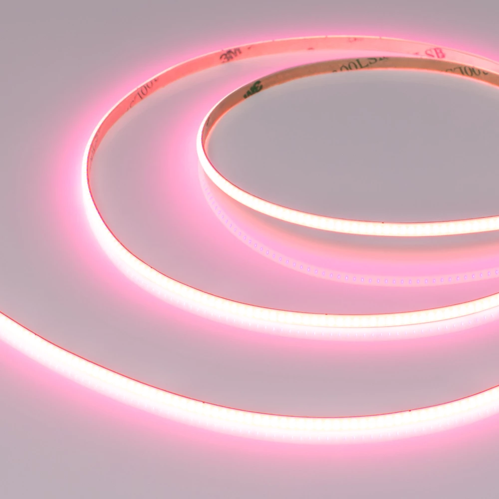 Лента COB-X480-4mm 24V Pink (4 W/m, IP20, 5m) (Arlight, -) 046910 - Viokon.com