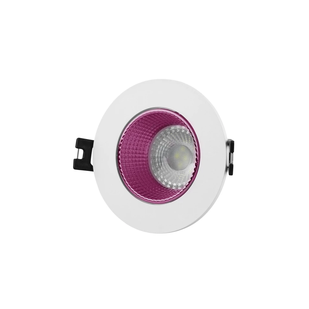 DK3061-WHPI Встраиваемый светильник IP 20 10 Вт GU53 LED белыйрозовый пластик - Viokon.com