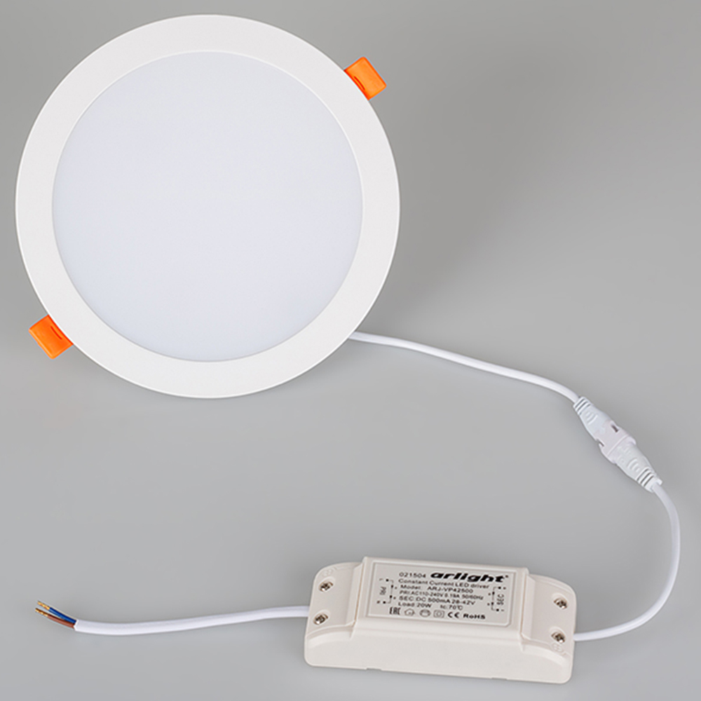 Светильник DL-BL180-18W White (Arlight, IP40 Металл, 3 года) 021439 - Viokon.com