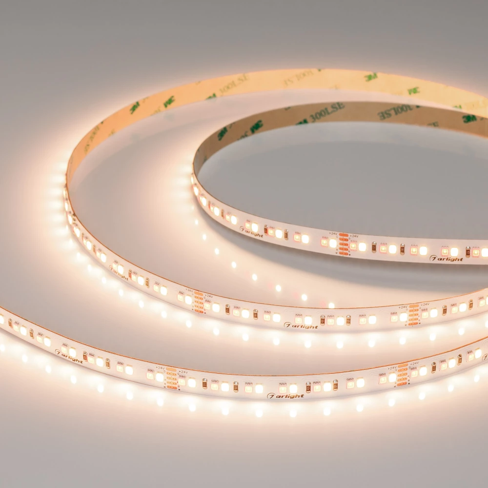 Лента RT-A168-10mm 24V RGBW-Day (20 W/m, IP20, 5m) (Arlight, высок.эфф.150 лм/Вт) 056878 - Viokon.com