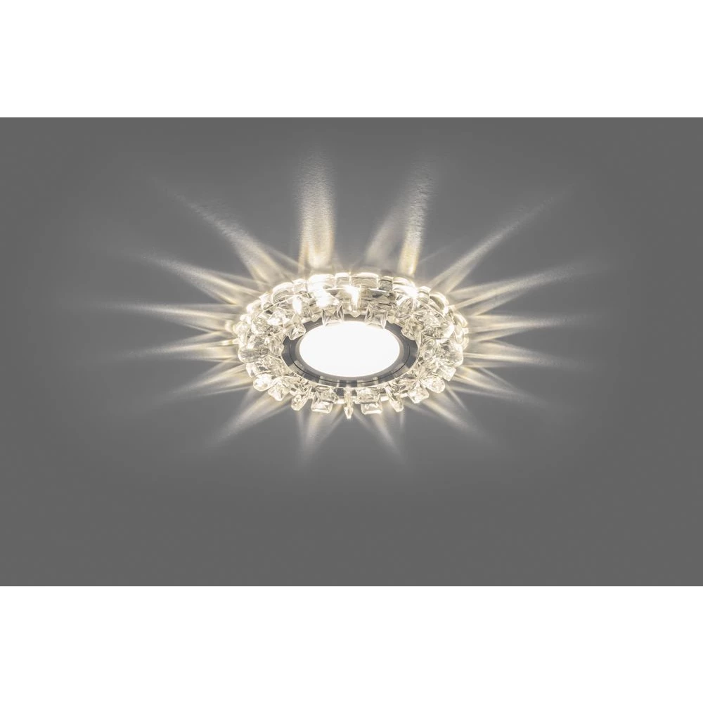 Светильник встраиваемый с белой LED подсветкой Feron CD927 потолочный MR16 G5.3 прозрачный (28902) - Viokon.com