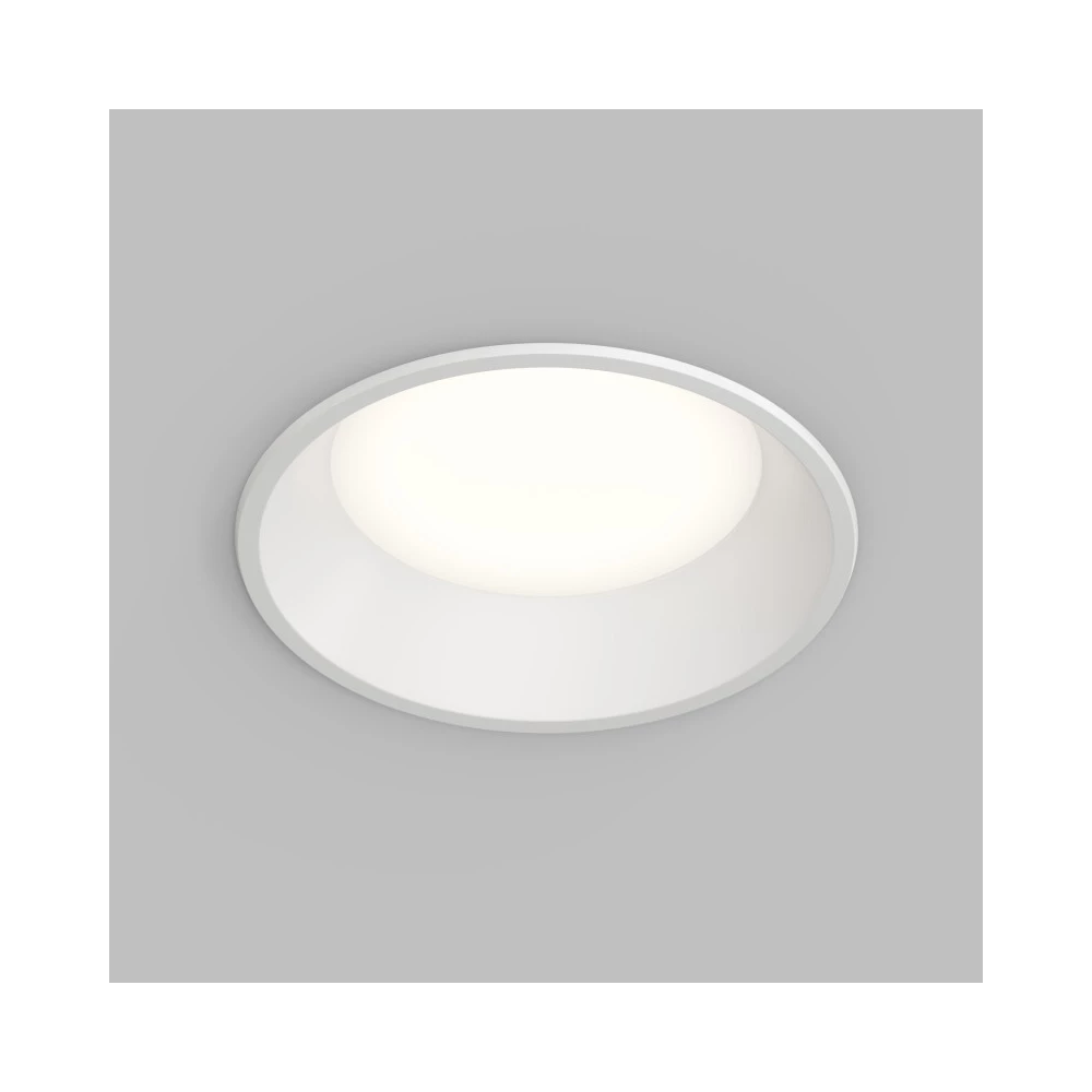 Встраиваемый влагозащищенный светильник TRIM 24 Вт LED 3000-4000-6500K IP44 алюминий акрил - Viokon.com