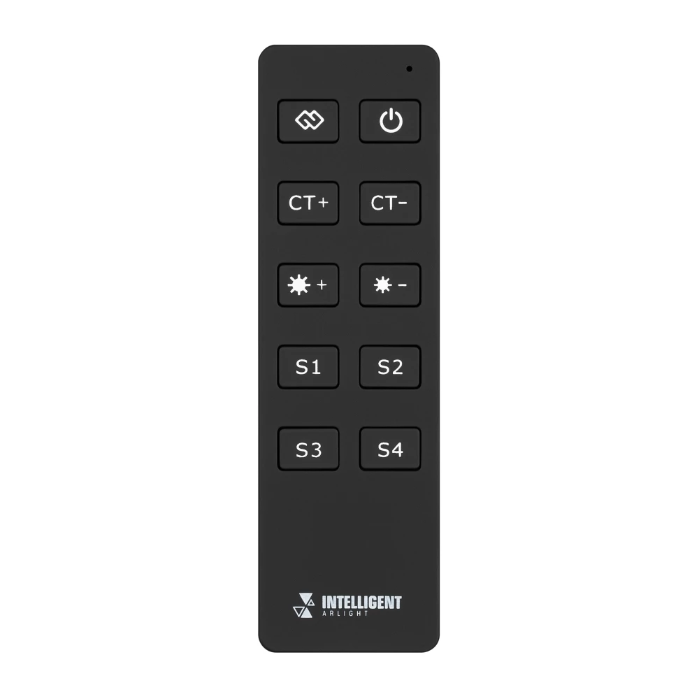 INTELLIGENT ARLIGHT Пульт SMART-ZB-801-22-1G-4SC Black (3V) (IARL, IP20 Пластик, 5 лет) 046530 - Viokon.com